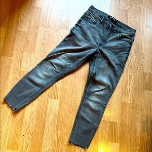 Express High Rise Ankle Legging 4 Short faded Black